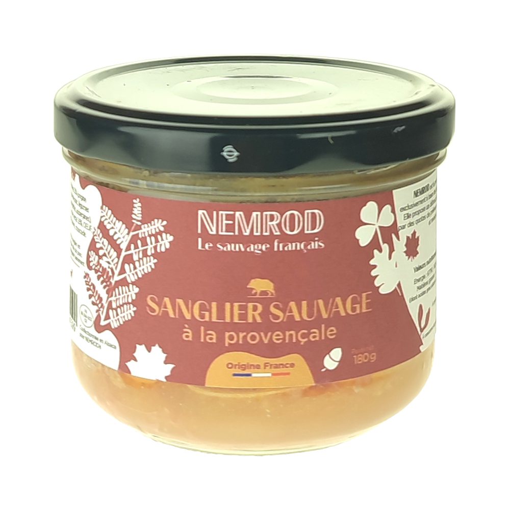 Terrine de Sanglier à la Provençale 180g Nemrod